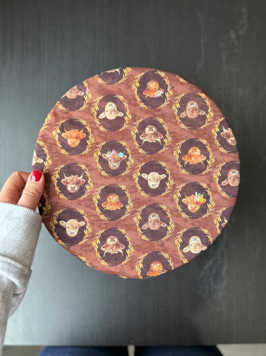 Highland Cow Bowl Cover – Highland Hooves Collection