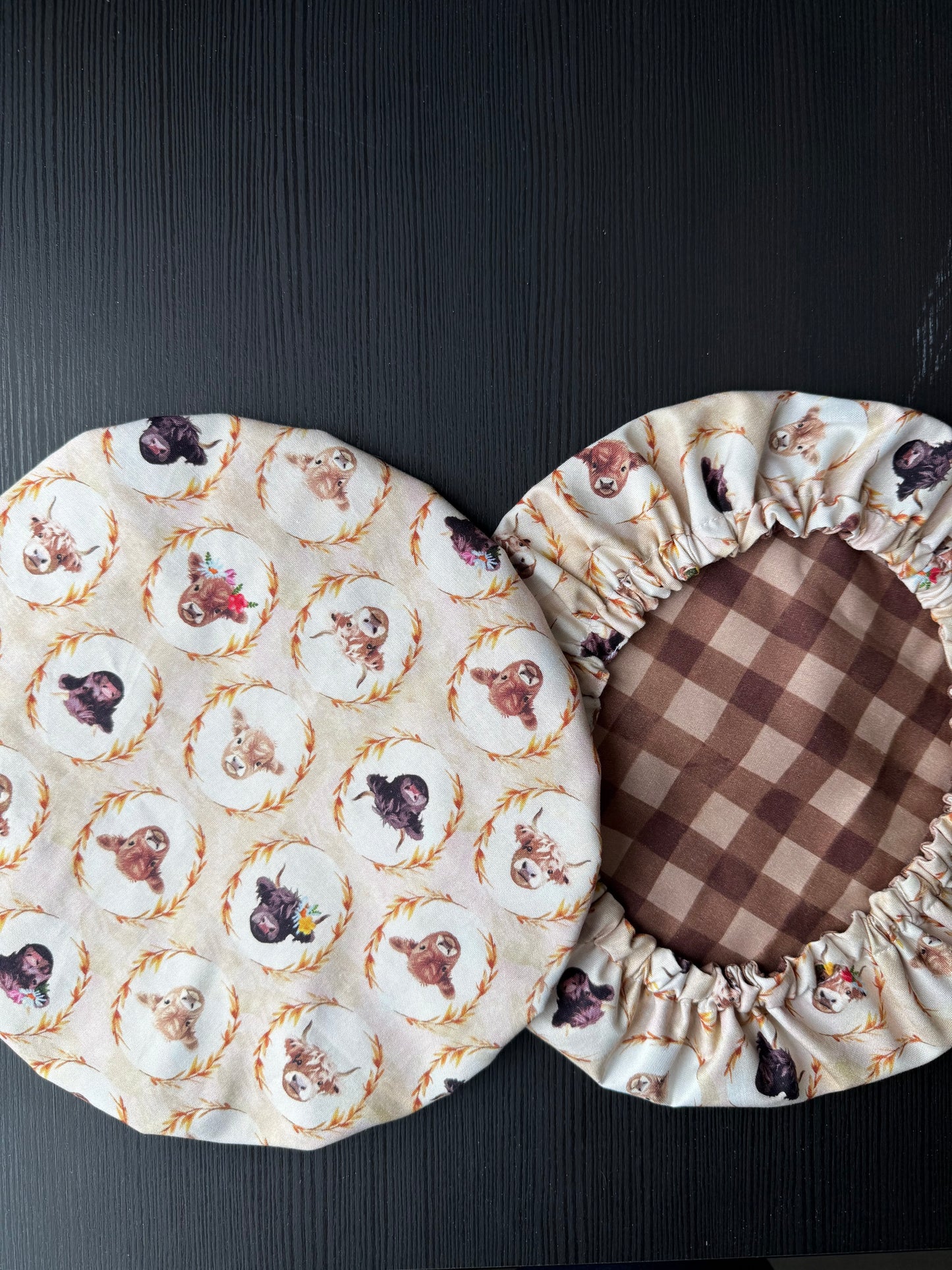 Highland Cow Bowl Cover – Highland Hooves Collection