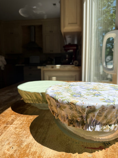 Honeybee Floral Reversible Bowl Cover