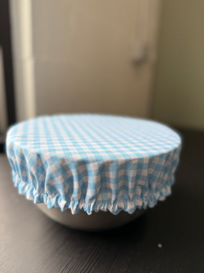 Classic Christmas Trucks & Gingham Reversible Bowl Cover