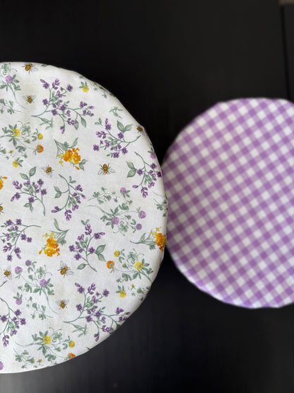 Lavender Meadow Reversible Bowl Cover
