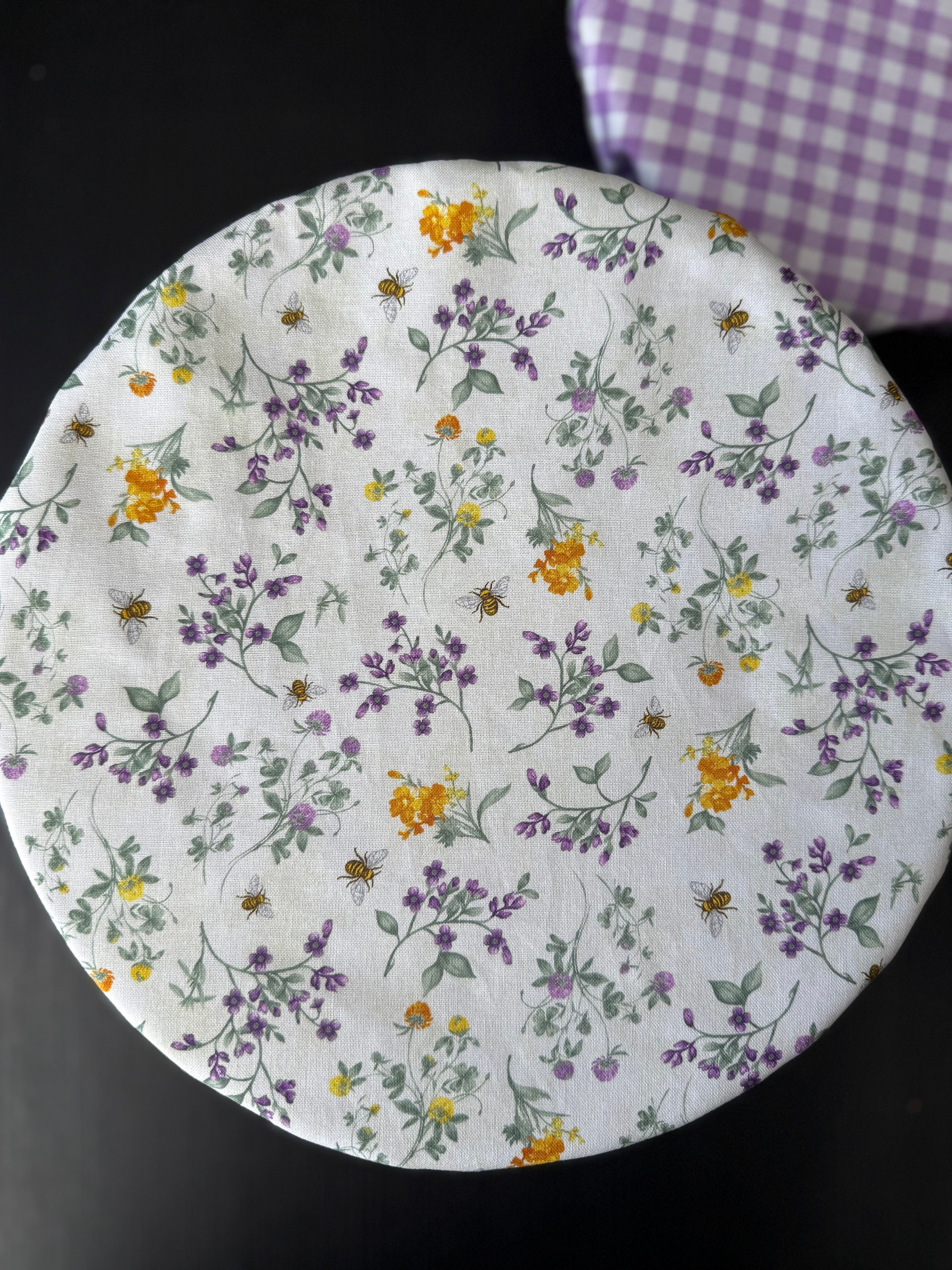 Lavender & Wildflower Reversible Sourdough Bowl Cover