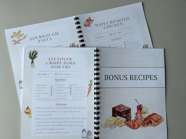 Suburban Sustainability *PRINTED* 14 Day Meal Plan (With Free Digital Download)