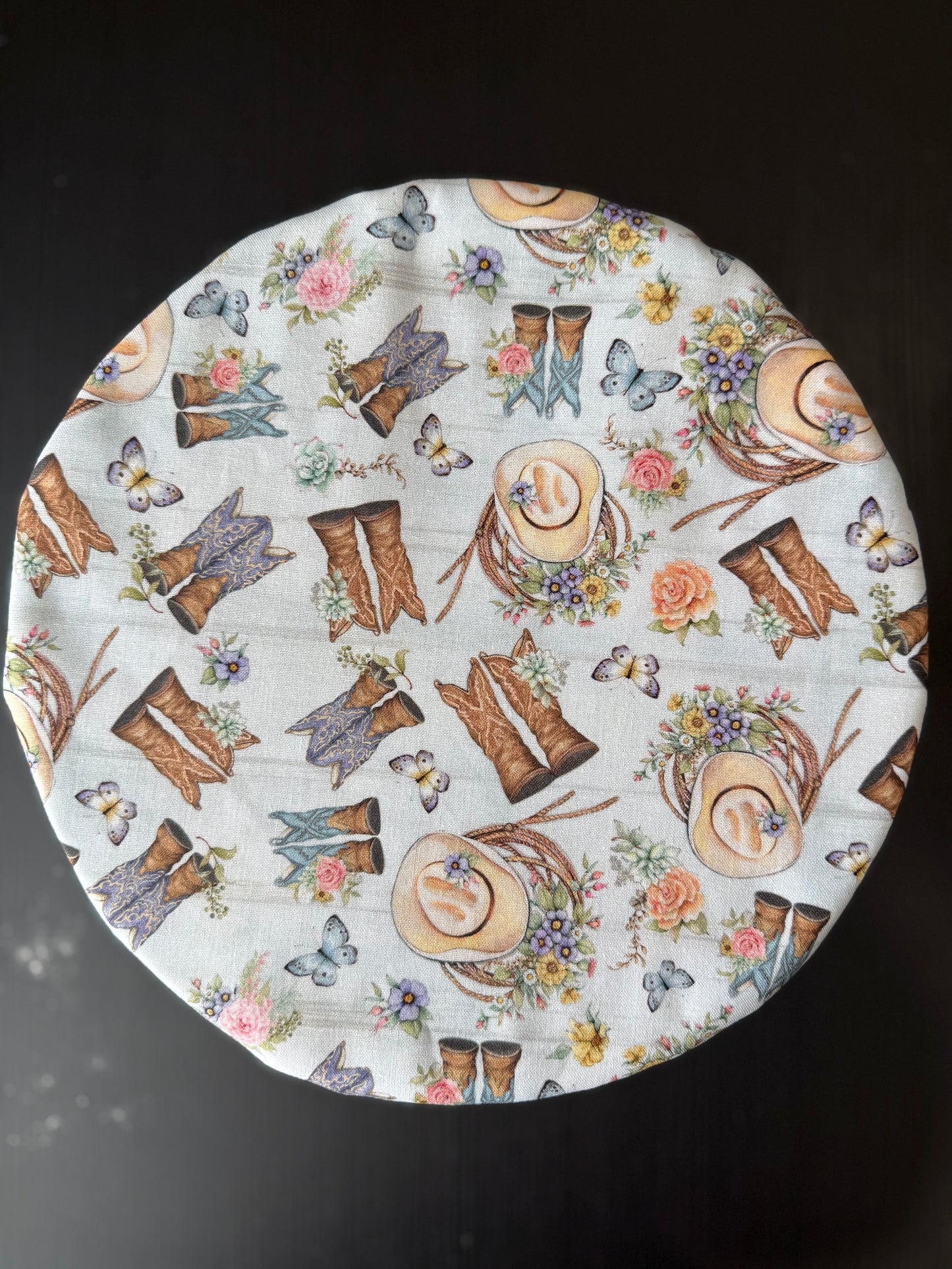 Reversible Cotton Bowl Cover - The Ranch Collection