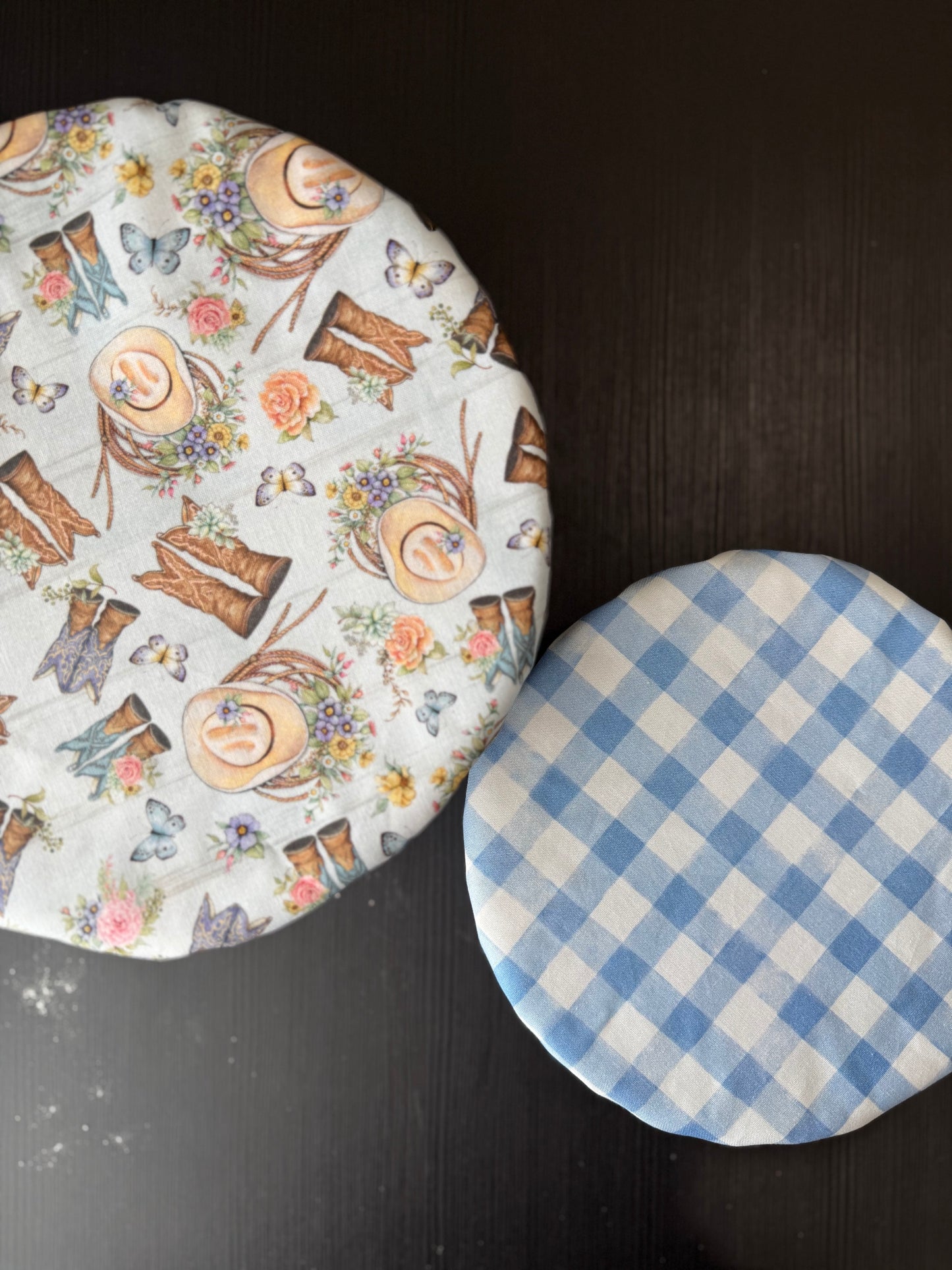 Reversible Cotton Bowl Cover - The Ranch Collection