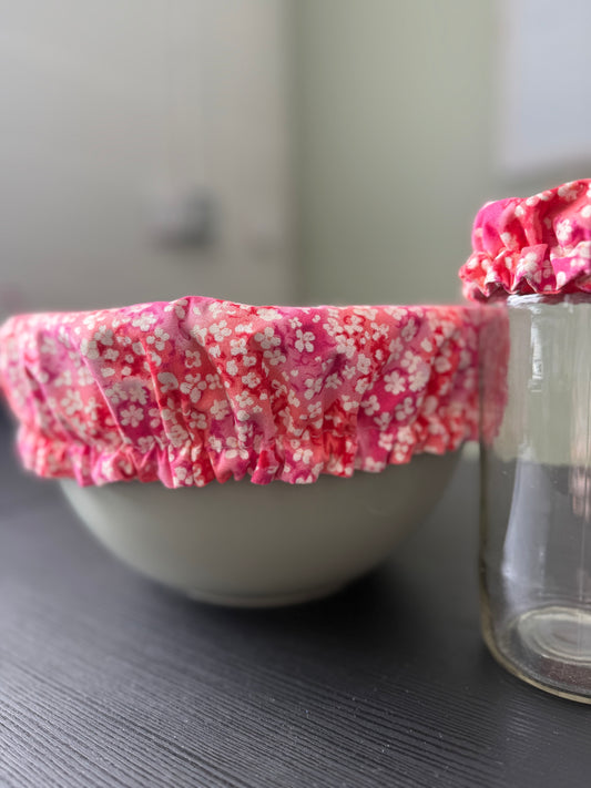 Floral Bowl & Jar Cover Bundle – Exclusive Print