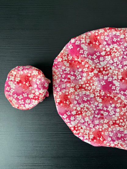 Floral Bowl & Jar Cover Bundle – Exclusive Print