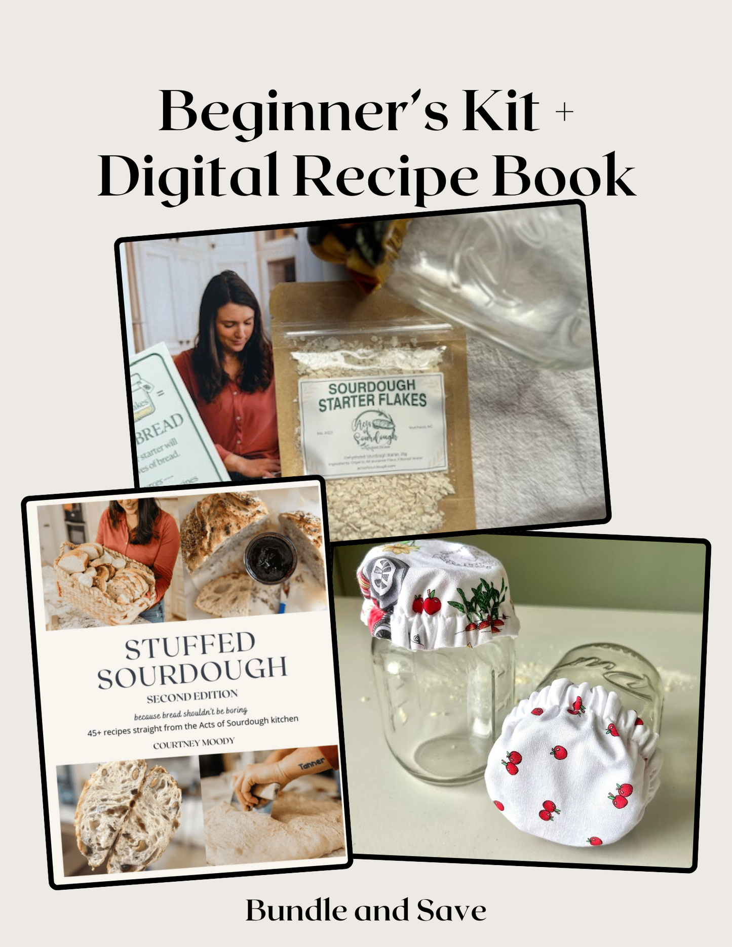 Sourdough Starter Beginner’s Kit + Digital Recipe Book