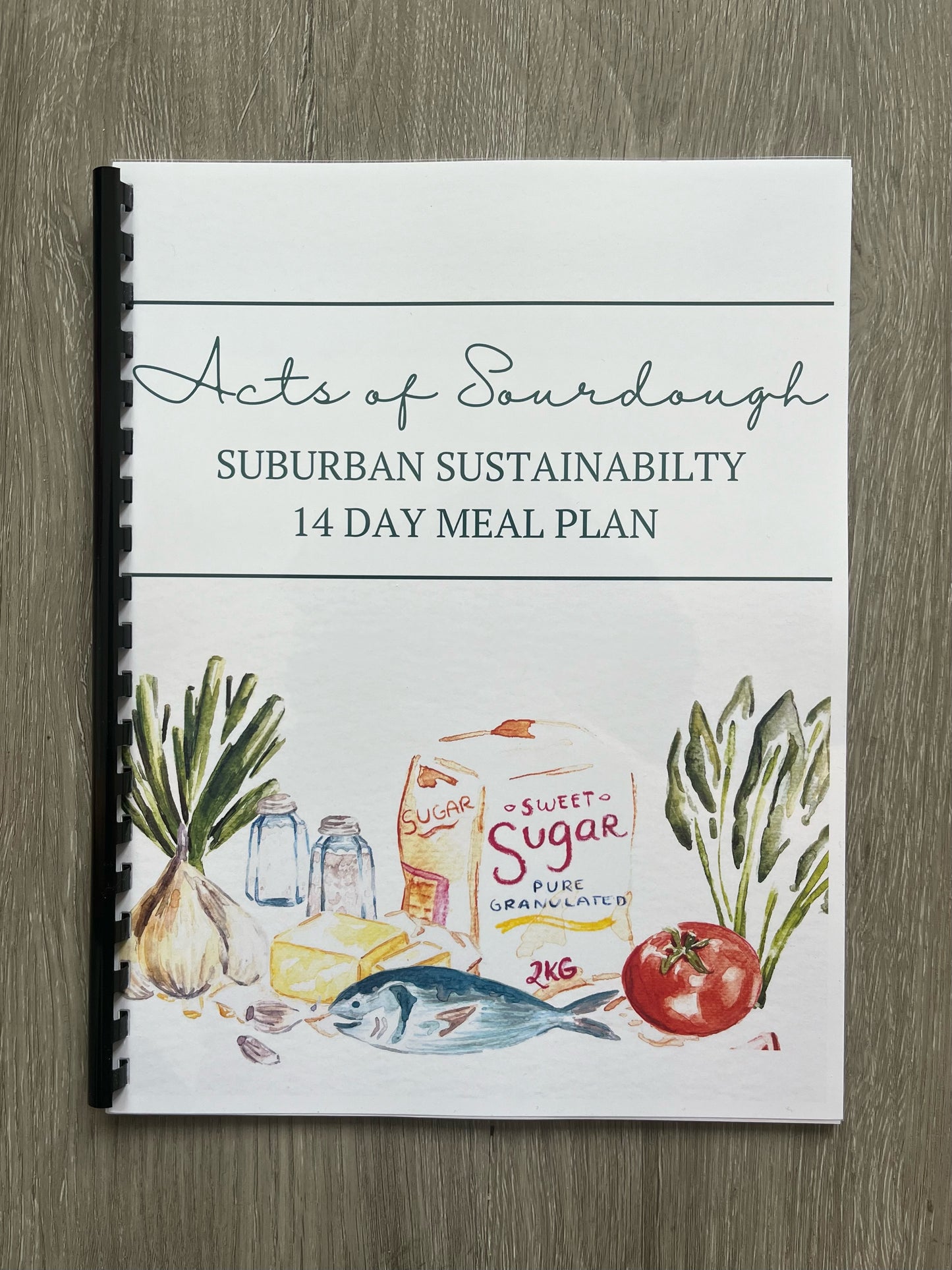 Suburban Sustainability *PRINTED* 14 Day Meal Plan (With Free Digital Download)
