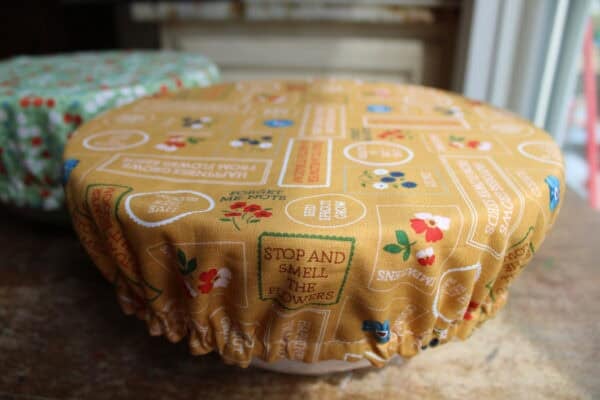 BOWL Cover-Sage Green with Spring Flowers🌺🌻 - Image 8