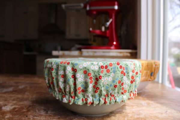 BOWL Cover-Sage Green with Spring Flowers🌺🌻 - Image 6