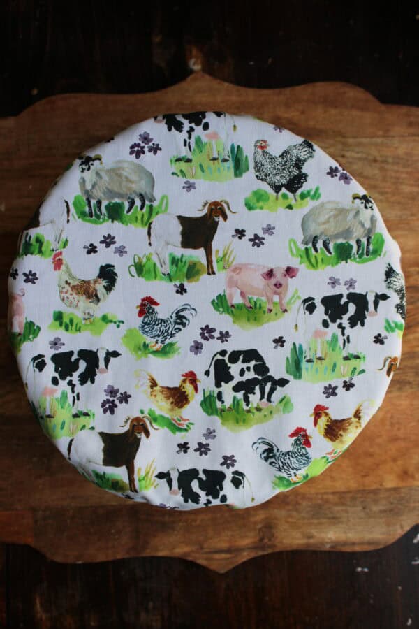 BOWL COVER-Farm Animals