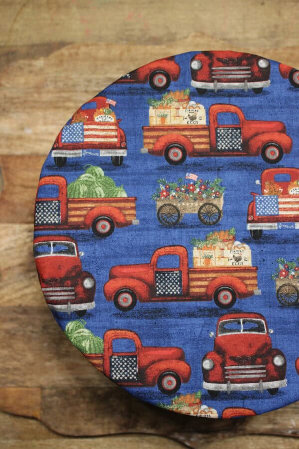 BOWL Cover- Vintage Summer Trucks