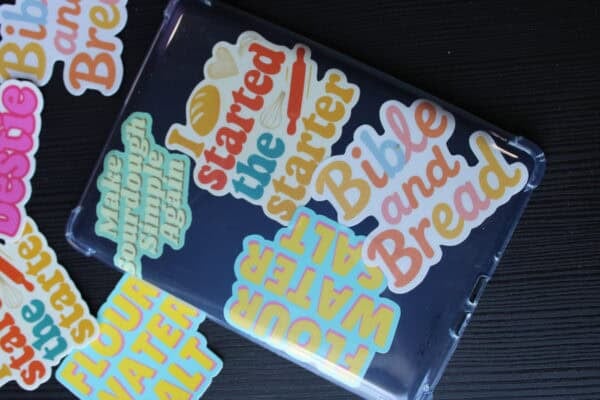 *Summer Sourdough Sticker Bundle – Set of 5 Die-Cut Favorites - Image 3