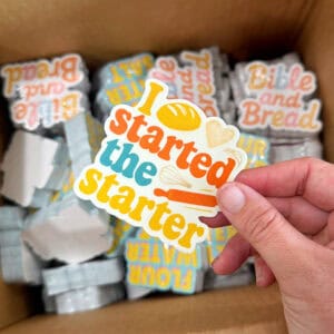 *Summer Sourdough Sticker Bundle – Set of 5 Die-Cut Favorites