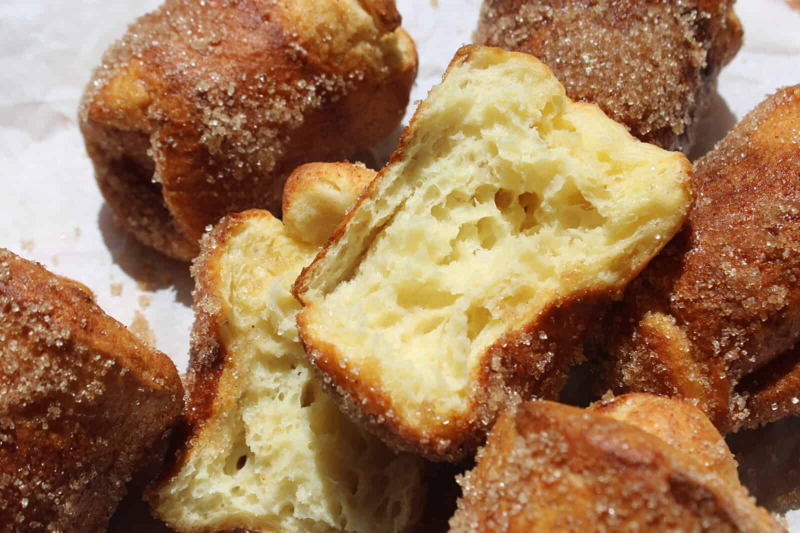 Sourdough Discard Churro Popovers