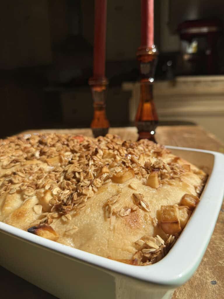 Apple Cobbler Focaccia